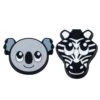 GAMMA ZooDamp Koala, Zebra Antivibrazioni In Confezione Doppia -Tennis Gioco 0000900000 000