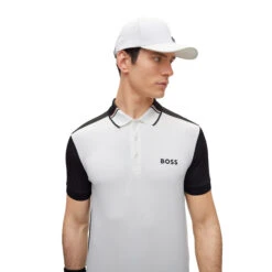 Boss Patteo MB 8 Polo Uomini - Bianco, Nero -Tennis Gioco 00013000 16