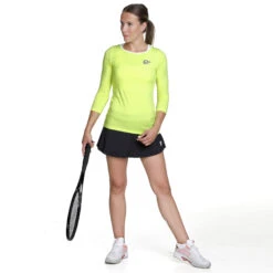 Teamline Manica Lunga Donna - Giallo -Tennis Gioco 00022000 10