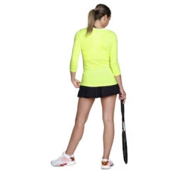 Teamline Manica Lunga Donna - Giallo -Tennis Gioco 00022000 12