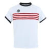 Kadiri Striped Maglietta Uomini - Bianco, Rosso -Tennis Gioco 00027000 000