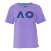 AO Stack Print Core Logo Maglietta Donna - Viola -Tennis Gioco 00078000 000