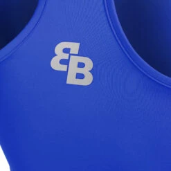 Basic Canottiera Donna - Blu -Tennis Gioco 00110000 10