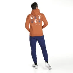 Retro Monkey Felpa Uomini - Arancione, Multicolore -Tennis Gioco 00303000 14