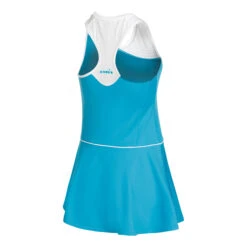 Diadora Court Abito Donna - Turchese, Bianco -Tennis Gioco 00445000 0 2
