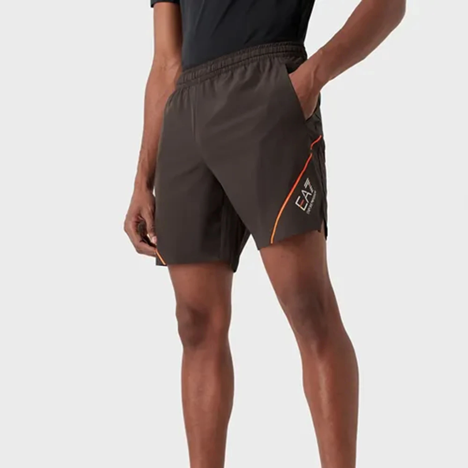 EA7 Pantaloncini Uomini - Antracite, Multicolore 5 EA7 Pantaloncini Uomini - Antracite, Multicolore - immagine 3