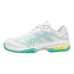 Mizuno Wave Exceed Light Scarpa Per Tutte Le Superfici Donna - Bianco, Verde -Tennis Gioco 00698000 0 3