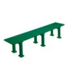 Panchina Da Tennis 2m Senza Schienale - Verde -Tennis Gioco 0122700000 000