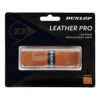 Dunlop Leather Pro Replacement Grip Confezione Da 1 - Marrone -Tennis Gioco 0128400000 000 1