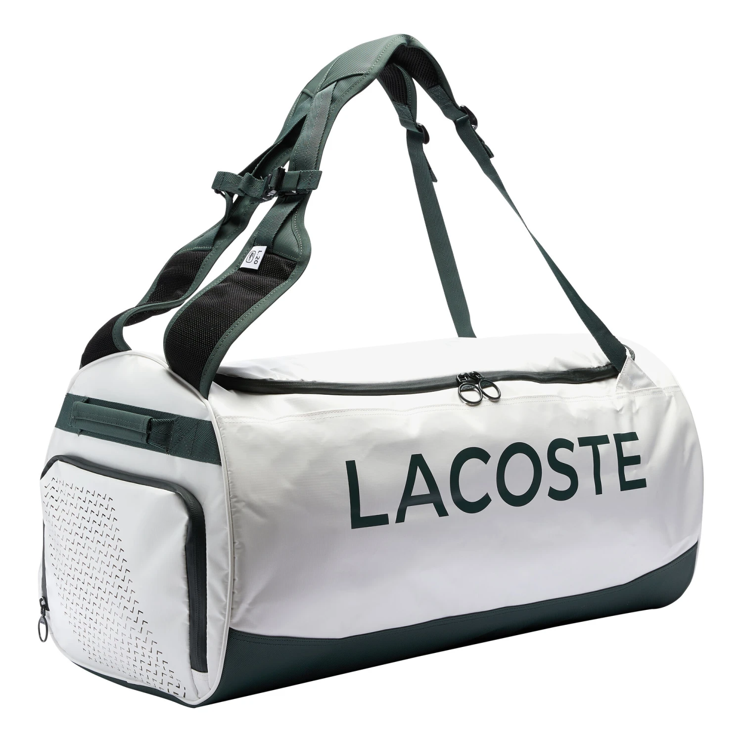 Lacoste Bag L20 Borsa Per Racchetta - Bianco, Verde 6 Lacoste Bag L20 Borsa Per Racchetta - Bianco, Verde - immagine 4