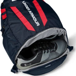 Under Armour Hustle 5.0 Zaino - Blu, Rosso -Tennis Gioco 0139900000 12