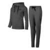 BIDI BADU Dalila Basic Tracksuit Tuta Da Allenamento Donna - Grigio Scuro 1 BIDI BADU Dalila Basic Tracksuit Tuta Da Allenamento Donna - Grigio Scuro -Tennis Gioco 01427000 000