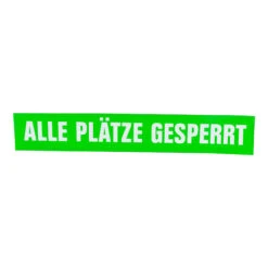 Magnetschilder Bedruckt 60 Mm Breit, Alle Plätze Gesperrt Accessori - Verde