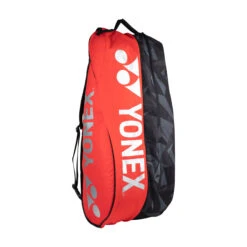 YONEX Pro Racquet Bag Borsa Per Racchetta Da 6 - Rosso, Nero -Tennis Gioco 0152600000 0 3