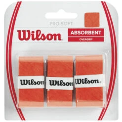 Wilson Soft Overgrip Confezione Da 3 - Arancione