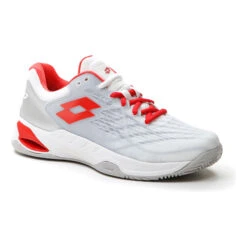 Lotto Mirage 100 Scarpa Per Terra Rossa Donna - Bianco, Rosso -Tennis Gioco 01598000 000