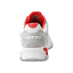 Lotto Mirage 100 Scarpa Per Terra Rossa Donna - Bianco, Rosso -Tennis Gioco 01598000 0 2