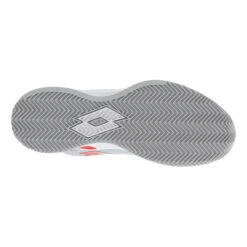 Lotto Mirage 100 Scarpa Per Terra Rossa Donna - Bianco, Rosso -Tennis Gioco 01598000 0 5