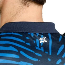 BIDI BADU Fingerprint Polo Uomini - Blu Scuro, Blu -Tennis Gioco 01902000 10