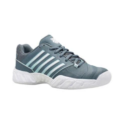 K-Swiss Big-Shot Light 4 Scarpa Per Tappeto Donna - Grigio, Bianco -Tennis Gioco 02080000 000 1