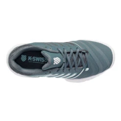 K-Swiss Big-Shot Light 4 Scarpa Per Tappeto Donna - Grigio, Bianco -Tennis Gioco 02080000 0 4