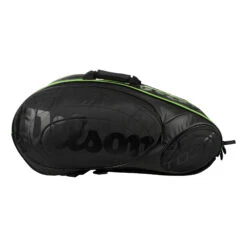Wilson Tour 15 Borsa Per Racchetta Edizione Speciale - Nero, Verde -Tennis Gioco 0214400000 0 4