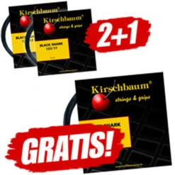 Shark (2+1 Aktion) Set Di Corde 12m - Nero