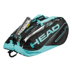 Head Tour Team 12R Monstercombi Edizione Speciale - Nero, Mint -Tennis Gioco 0224900000 11 1