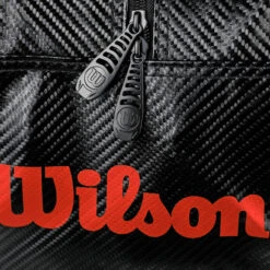 Wilson Elite Borsa Sportiva Edizione Speciale - Nero, Rosso -Tennis Gioco 0226200000 14