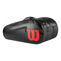 Wilson Elite Borsa Per Racchetta Da 15 Edizione Speciale - Nero, Rosso -Tennis Gioco 0226400000 0 4