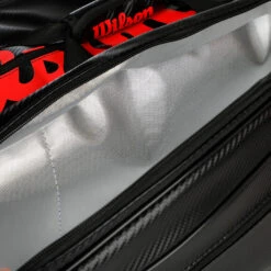 Wilson Elite Borsa Per Racchetta Da 15 Edizione Speciale - Nero, Rosso -Tennis Gioco 0226400000 13