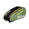 Wilson Minions 2.0 Team Borsa Per Racchetta Da 6 - Blu Chiaro, Giallo