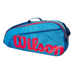 Wilson Junior Borsa Per Racchetta Da 3 - Blu, Arancione -Tennis Gioco 0236700000 0 1