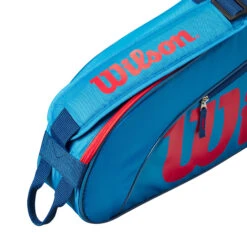 Wilson Junior Borsa Per Racchetta Da 3 - Blu, Arancione -Tennis Gioco 0236700000 13