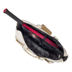 Wilson Women's Tote Borsa Sportiva - Bianco, Cachi -Tennis Gioco 0238500000 17