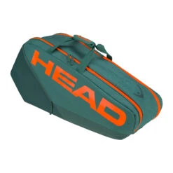 Head Pro Racquet Bag M Borsa Per Racchetta - Verde, Arancione -Tennis Gioco 0246900000 0 2