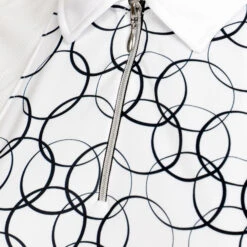 American Alissa Polo Donna - Bianco, Blu Scuro -Tennis Gioco 03109000 13