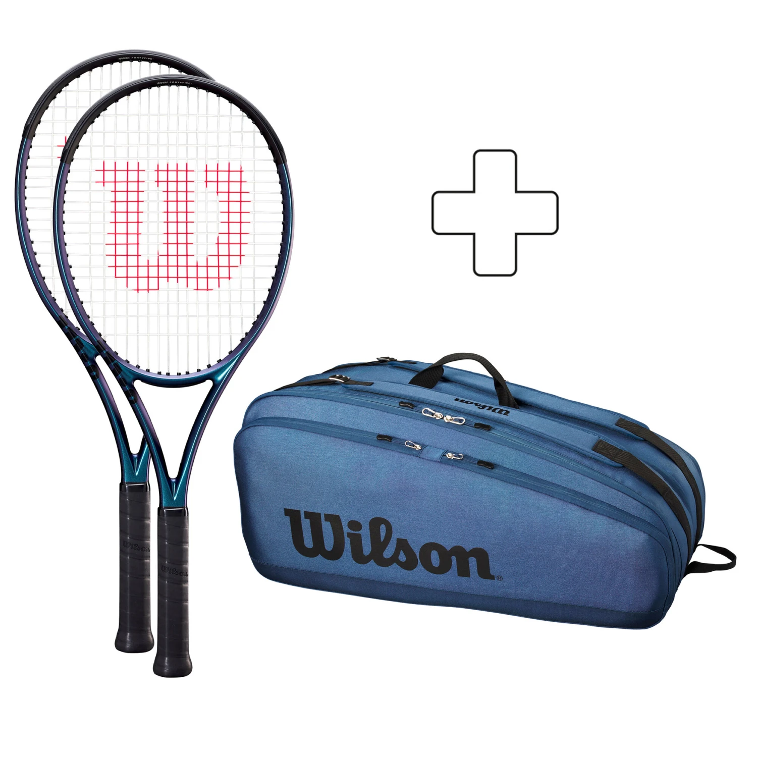 Wilson 2 Ultra 100 V4.0 In Aggiunta Borsa Per Racchetta