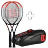 Wilson 2 Clash 100 Pro (Tour) In Aggiunta Borsa Per Racchetta -Tennis Gioco 03872000 000