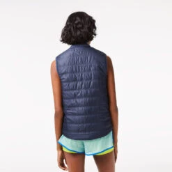 Lacoste Gilet Donna - Blu, Mint -Tennis Gioco 03916000 14