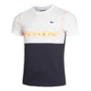 Lacoste Maglietta Uomini - Bianco, Blu -Tennis Gioco 03921000 000 1