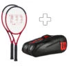 Wilson 2 Clash 100L V2.0 In Aggiunta Borsa Per Racchetta -Tennis Gioco 03991000 000