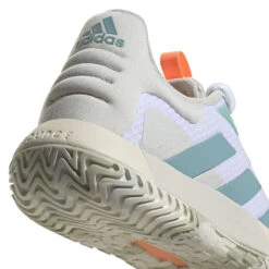 ADIDAS SoleMatch Control Scarpa Per Tutte Le Superfici Donna - Bianco, Arancione -Tennis Gioco 05563000 12
