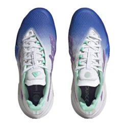 ADIDAS Barricade Scarpa Per Terra Rossa Donna - Bianco, Blu -Tennis Gioco 05600000 0 4