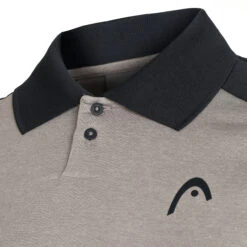 Head Polo Uomini - Grigio -Tennis Gioco 08018000 10