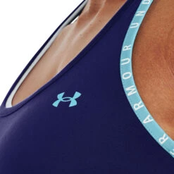 Under Armour Knockout Canottiera Donna - Blu Scuro, Turchese -Tennis Gioco 08486000 17