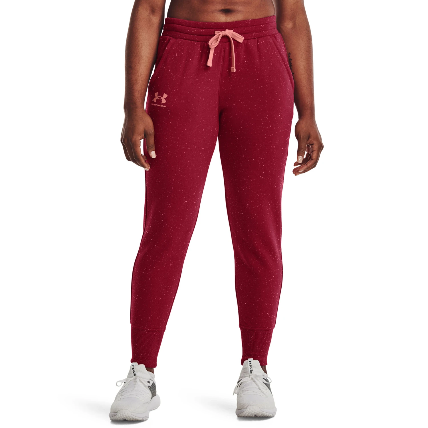 Under Armour Rival Pantalone Da Allenamento Donna - Rosso Scuro 5 Under Armour Rival Pantalone Da Allenamento Donna - Rosso Scuro - immagine 3