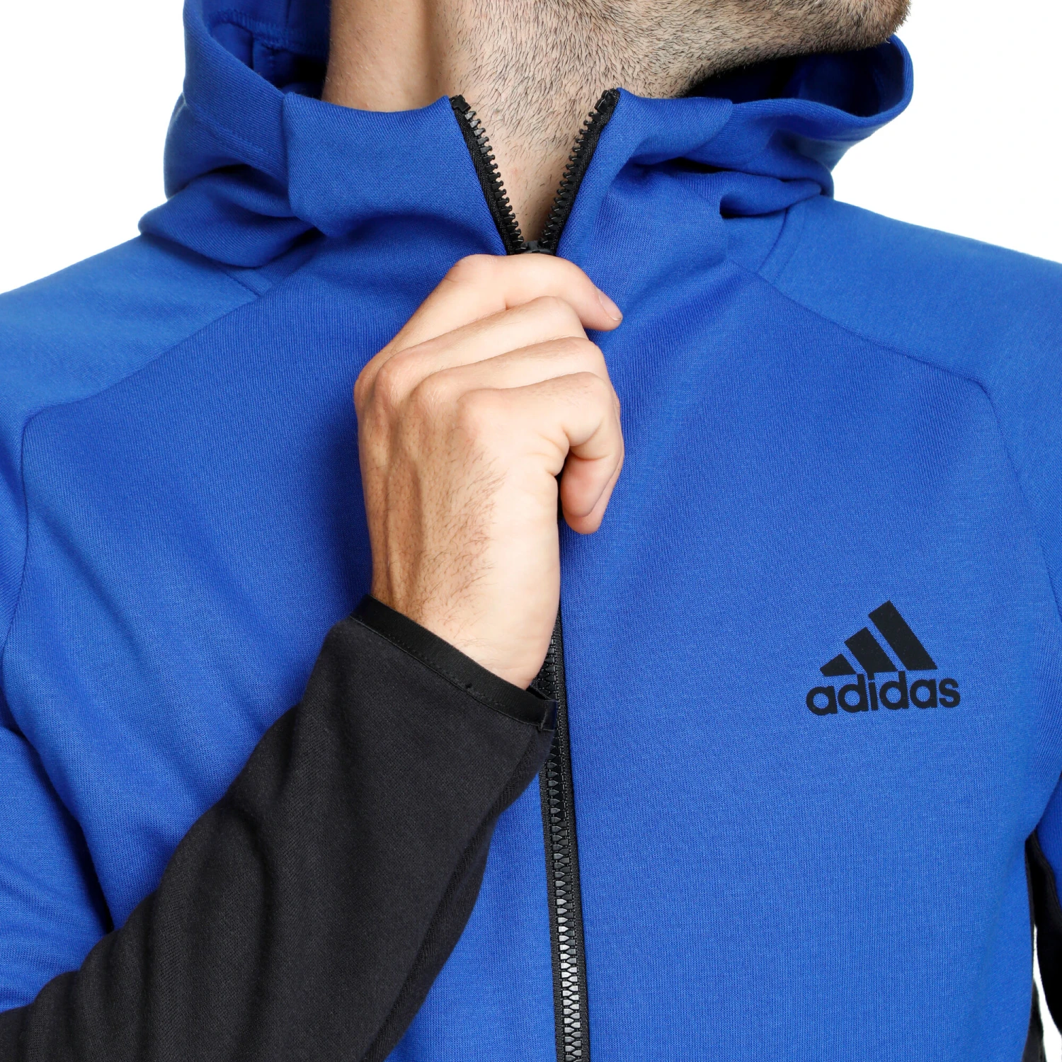 ADIDAS Designed 4 Gameday Full Zip Felpa Uomini - Blu, Blu Scuro 7 ADIDAS Designed 4 Gameday Full Zip Felpa Uomini - Blu, Blu Scuro - immagine 5