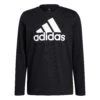 ADIDAS Big Logo Single Jersey Manica Lunga Uomini - Nero, Bianco