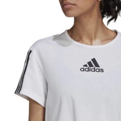 ADIDAS Cotton-Touch Cropped Maglietta Donna - Bianco -Tennis Gioco 17394000 17